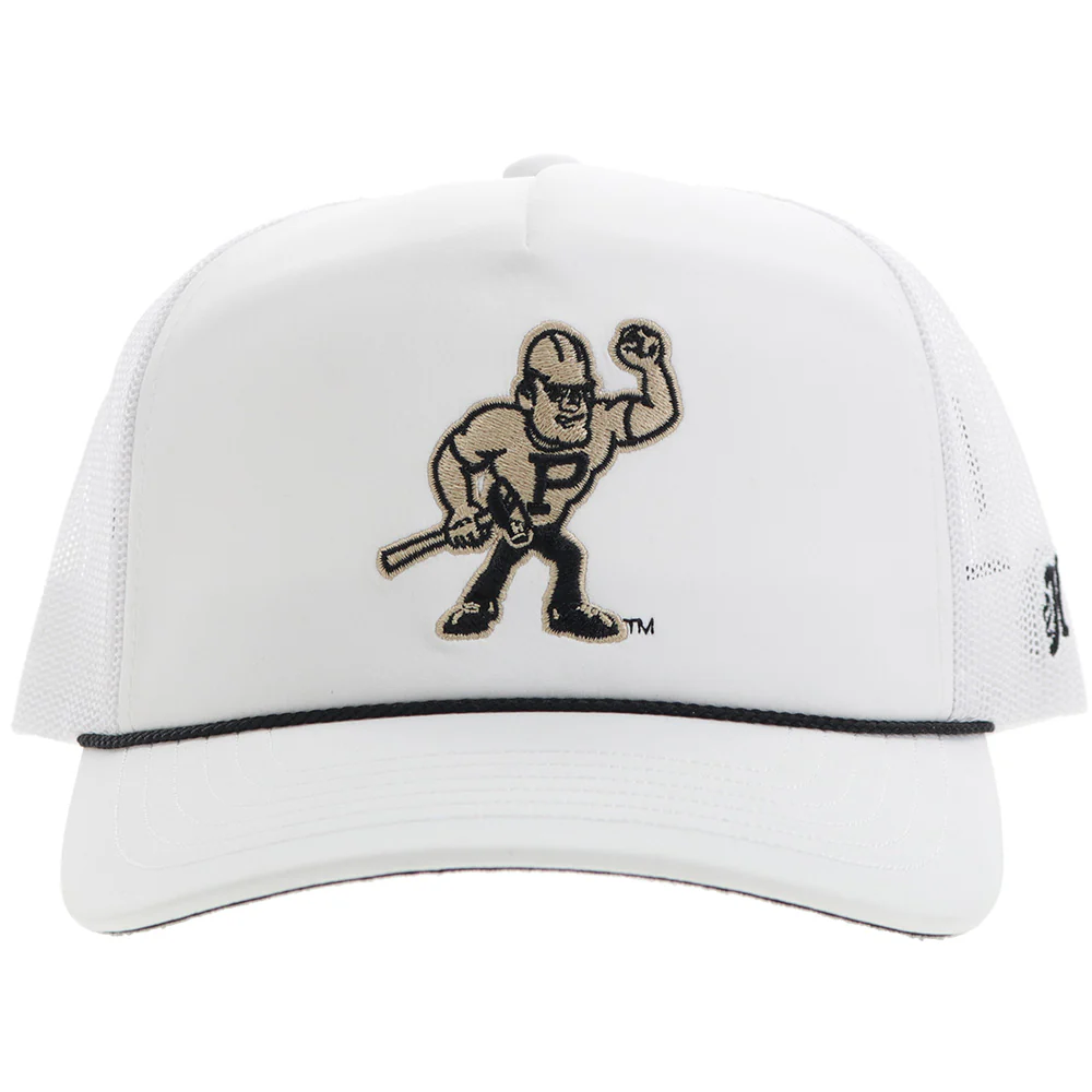 Purdue University Hat White w/ Boilermakers Logo - Image 5