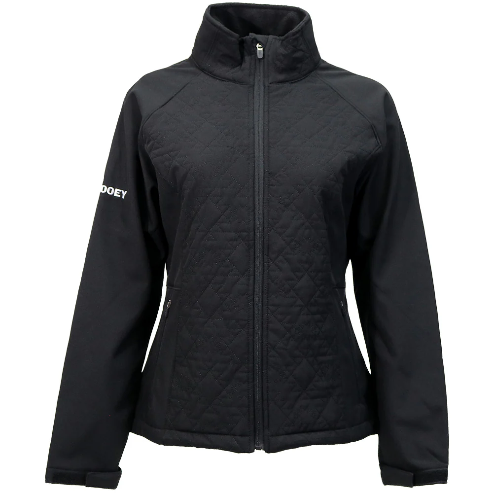 "Quilted Storm Jacket" Black