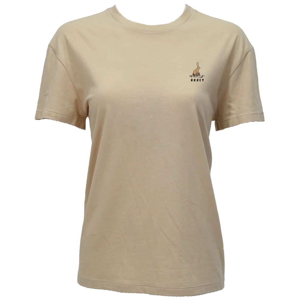 "Ralls" Tan w/Brown & Orange Rabbit Logo T-shirt - Image 2