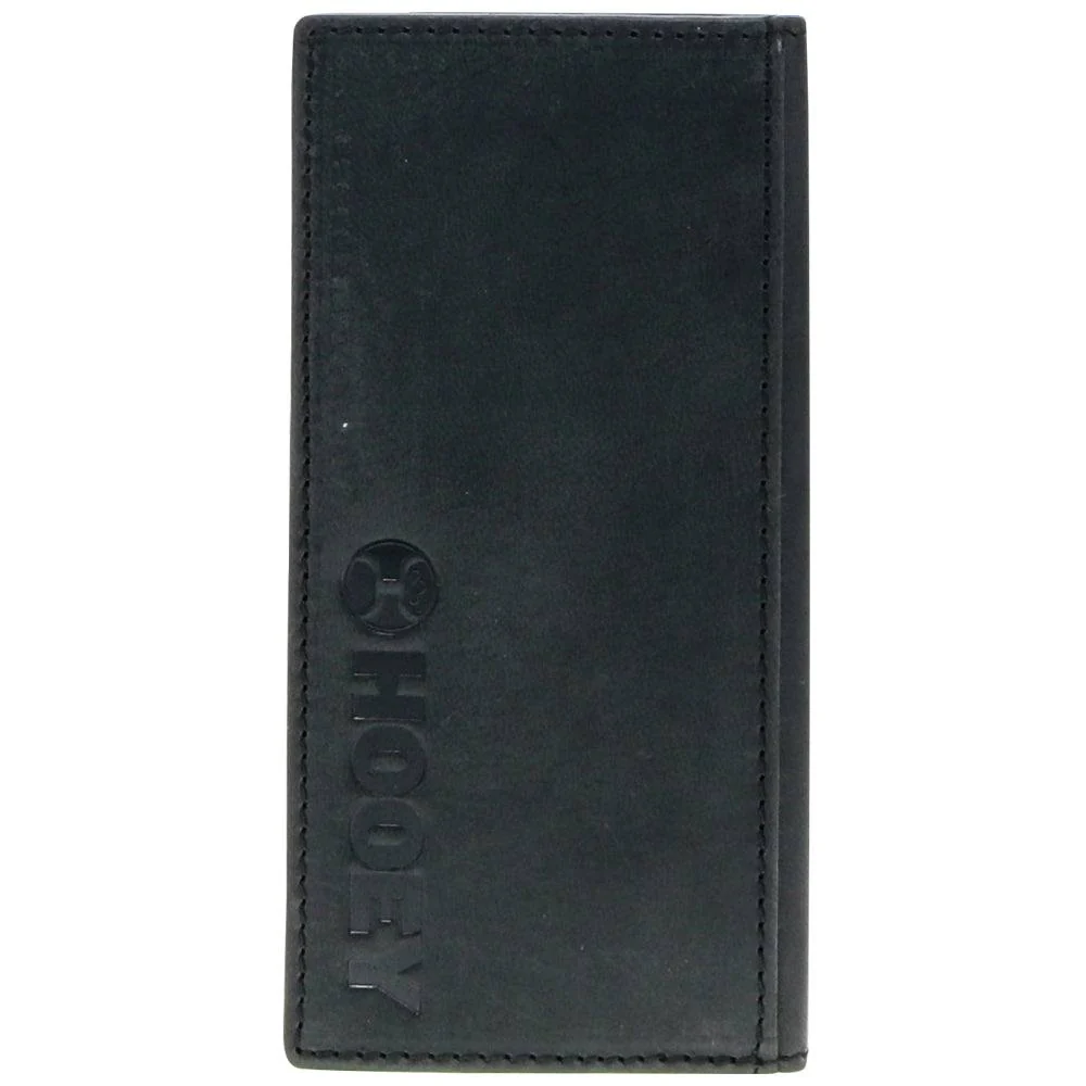 "Ranger" Rodeo Hooey Wallet Embroidered Black Leather - Image 2