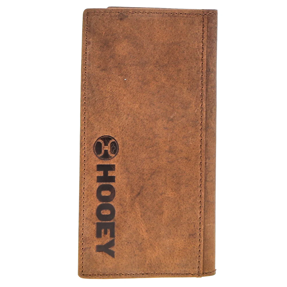 "Ranger" Tan w/Embroidered Accents Rodeo Hooey Wallet - Image 2