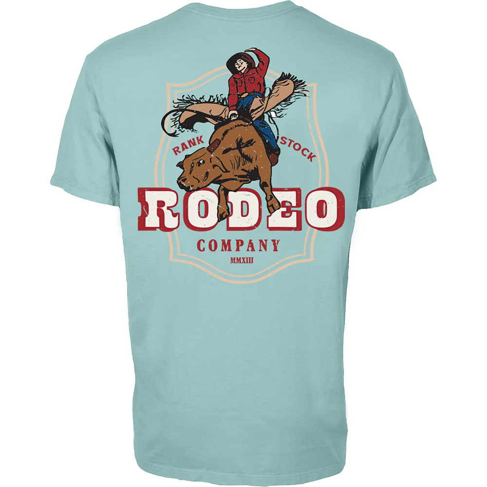 "Rank Rodeo Co" Light Blue Hooey T-shirt