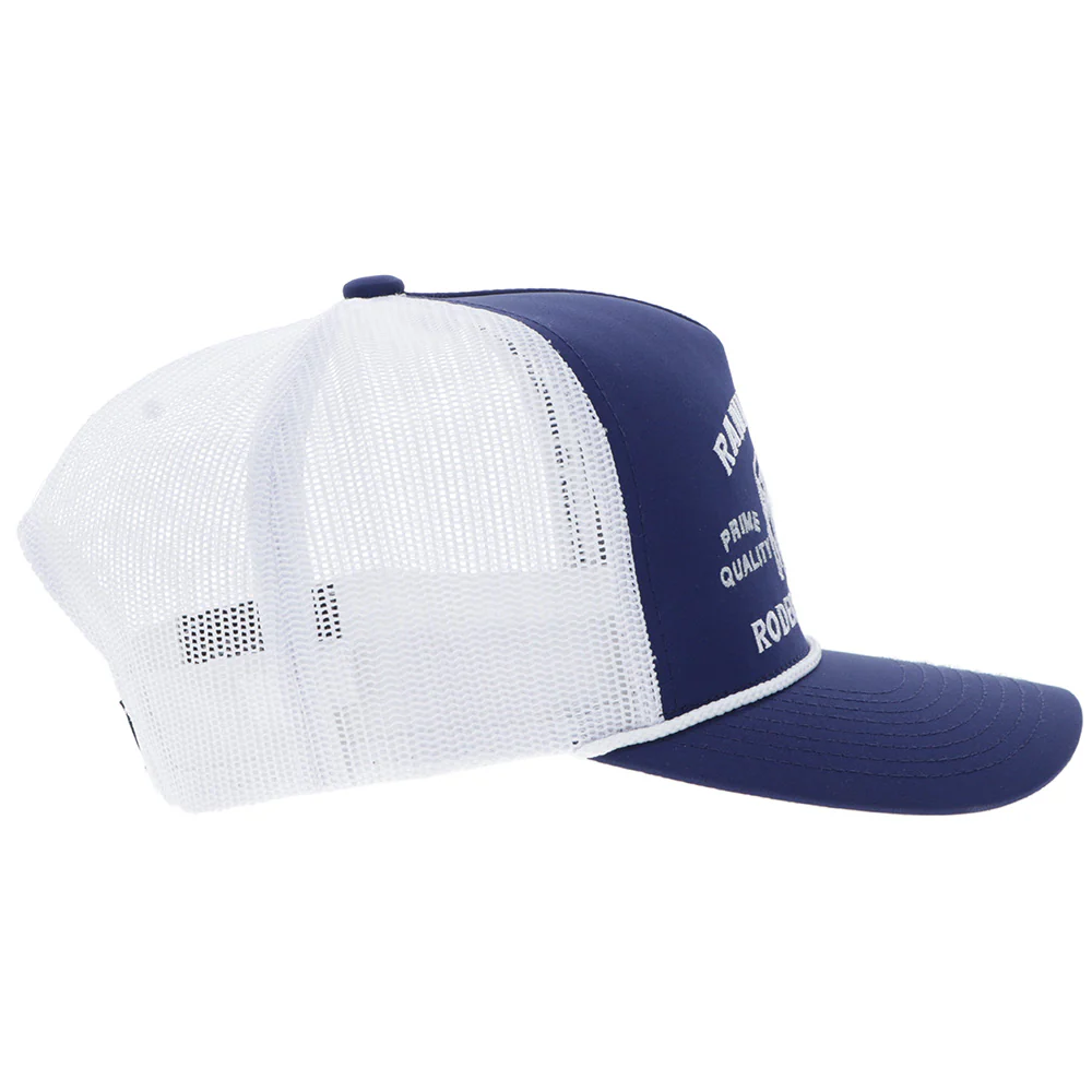"Rank Stock" Hat Navy/White - Image 3
