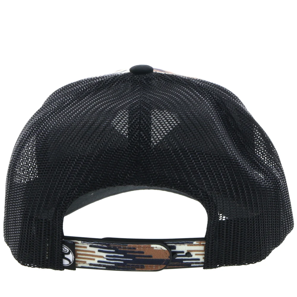 RLAG Cream/Tan/Black Aztec Pattern Hat - Image 2