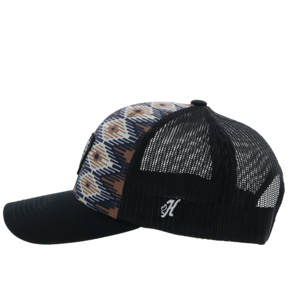 RLAG Cream/Tan/Black Aztec Pattern Hat - Image 3