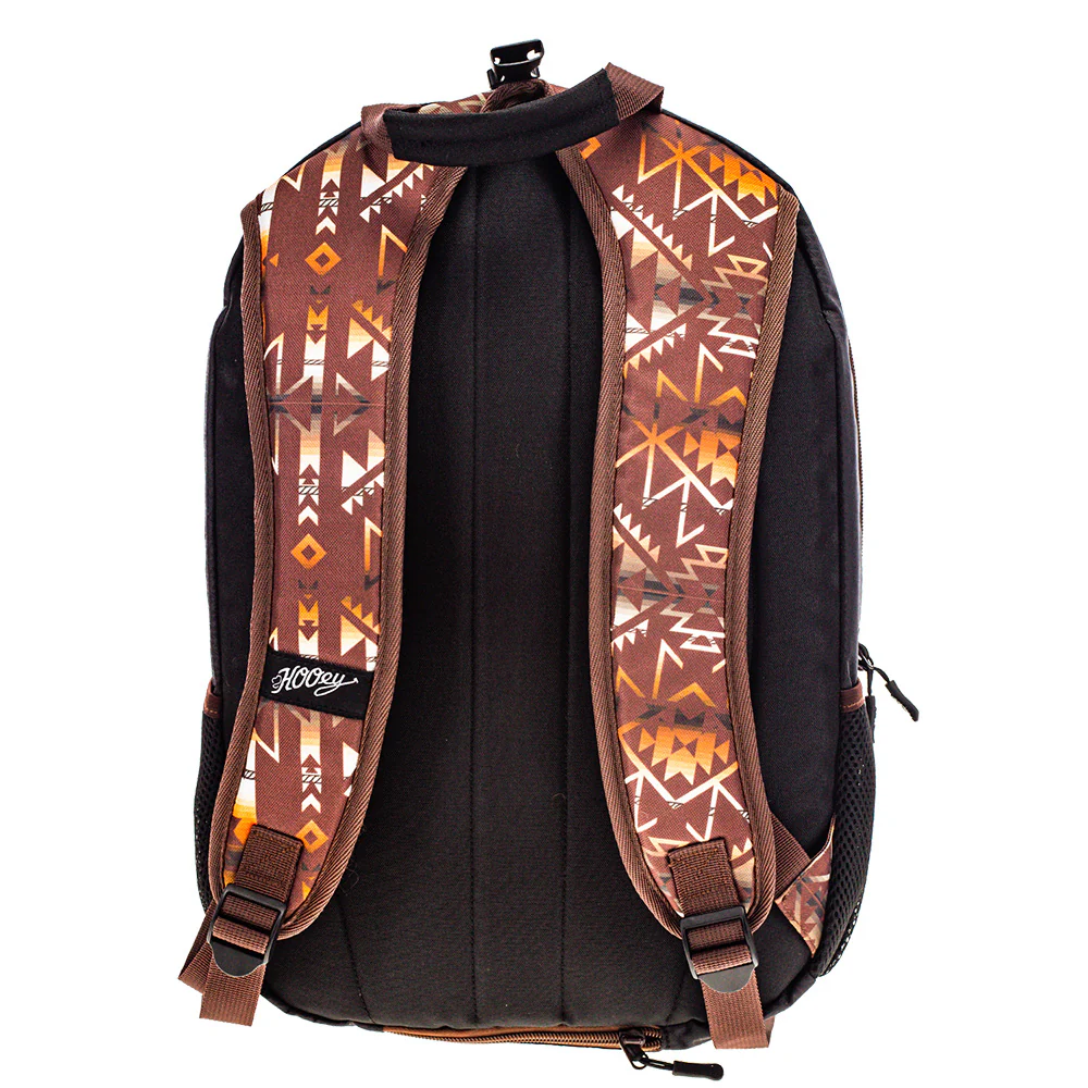 "Rockstar" Hooey Backpack Brown & Black w/Aztec - Image 2