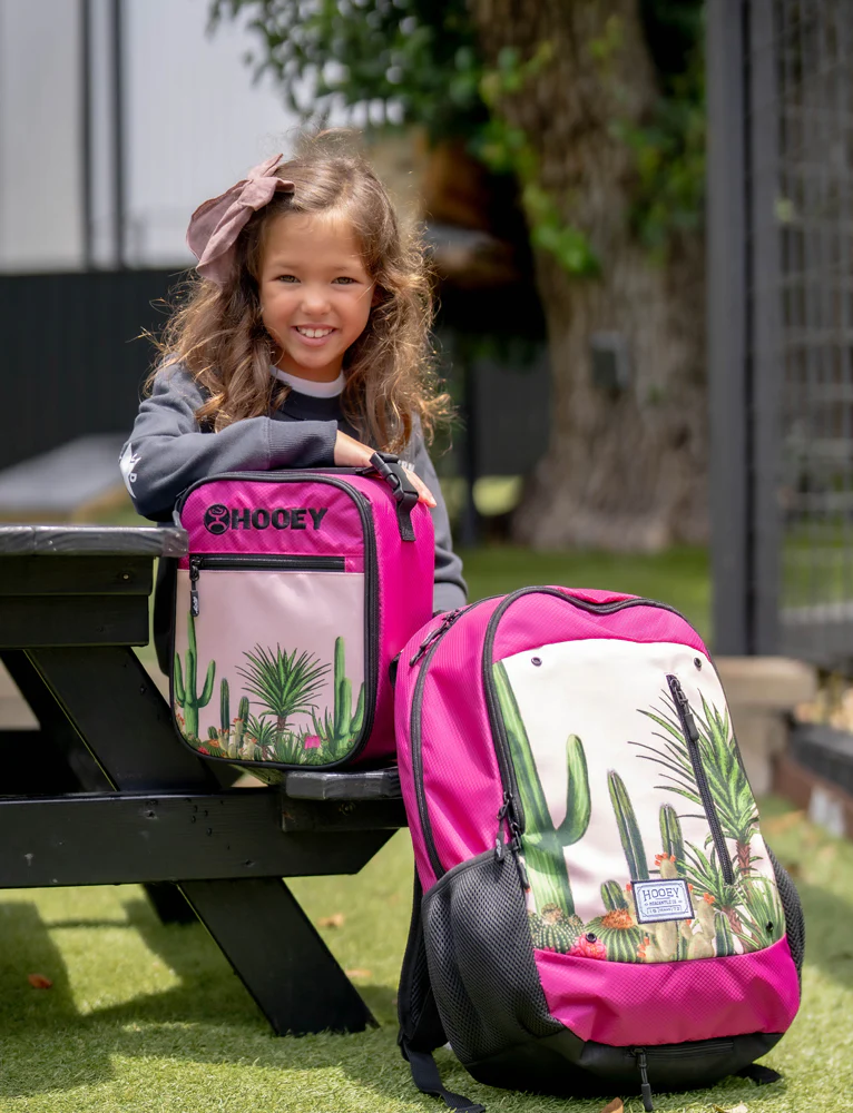 "Rockstar" Hooey Backpack Pink w/Cactus Print - Image 4