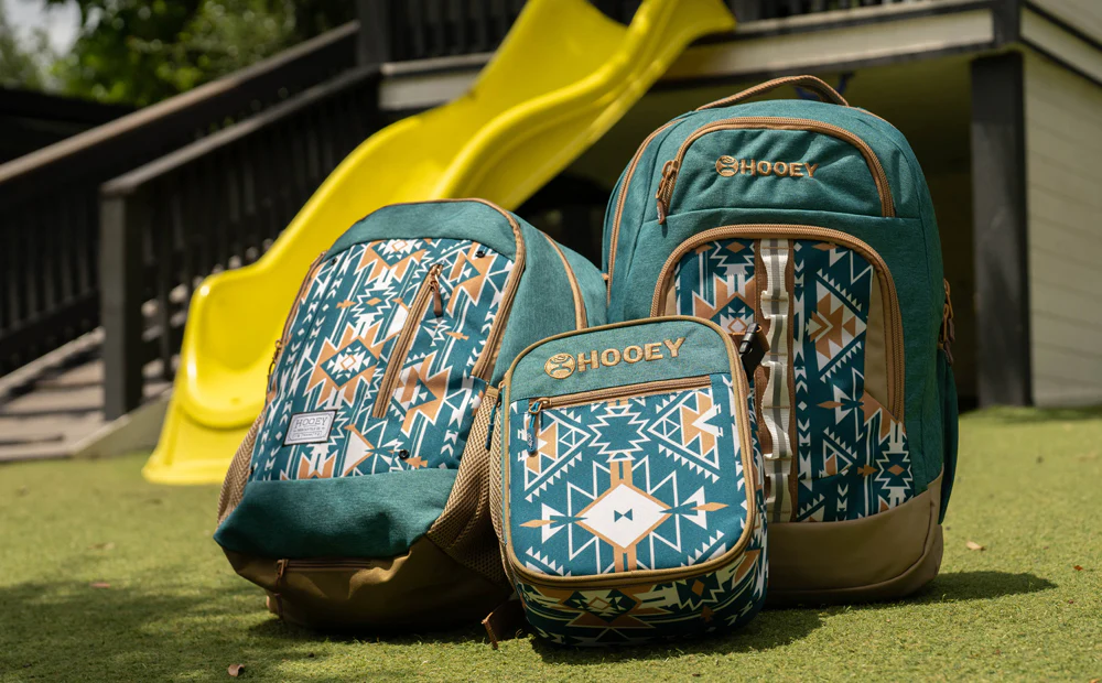 "Rockstar" Hooey Backpack Teal & Aztec - Image 3