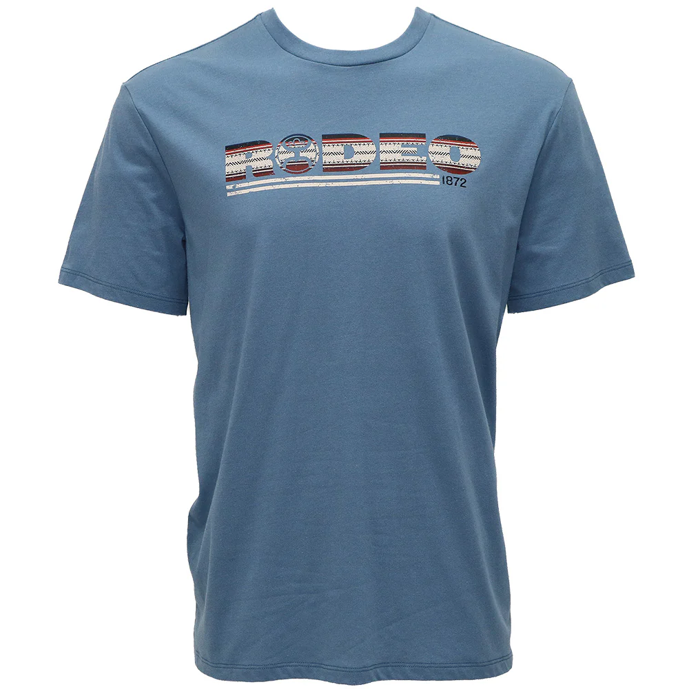 "Rodeo" Dark Denim w/Serape Logo T-shirt
