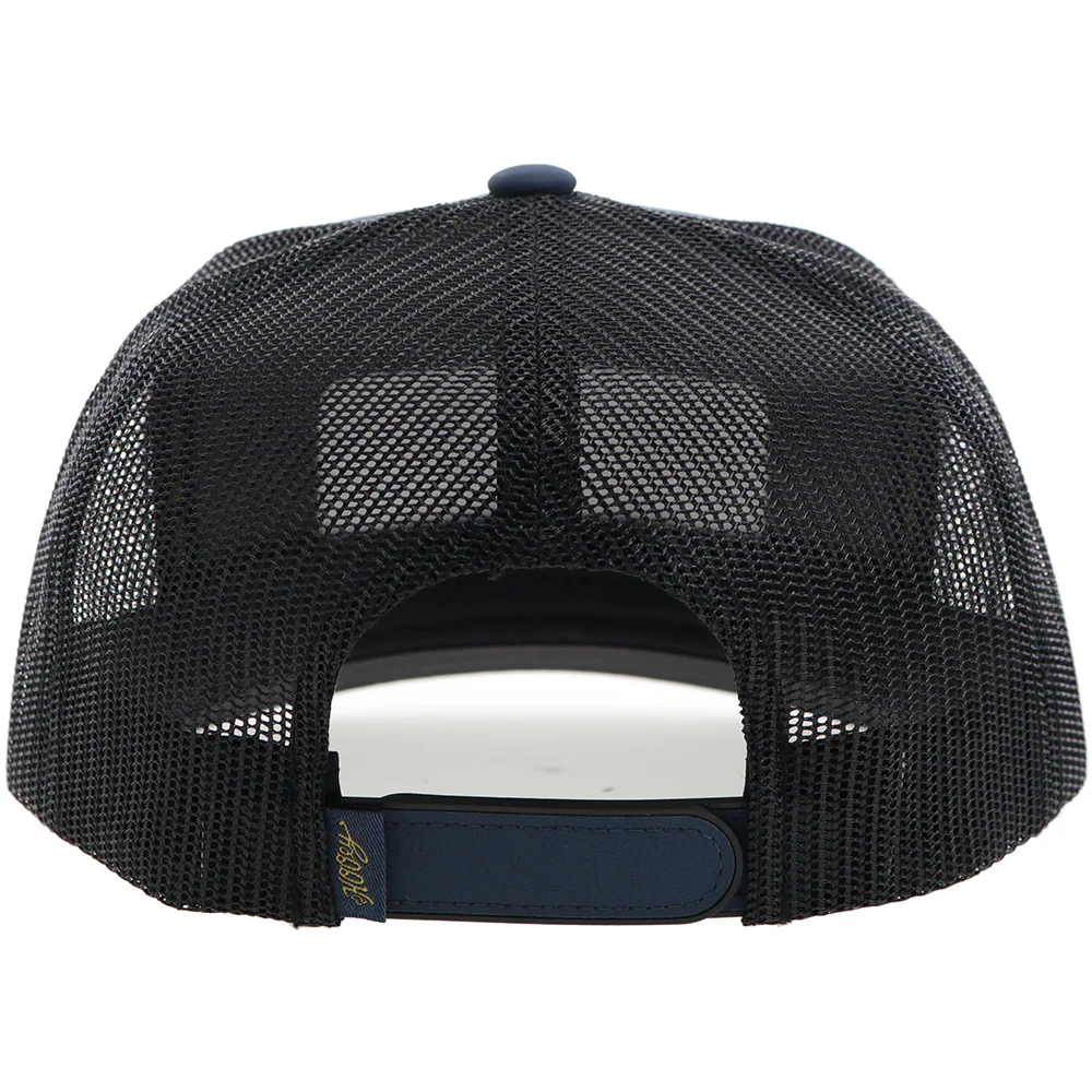 "Rodeo" Hooey Hat Navy/Black w/Navy/White/Yellow Patch - Image 2