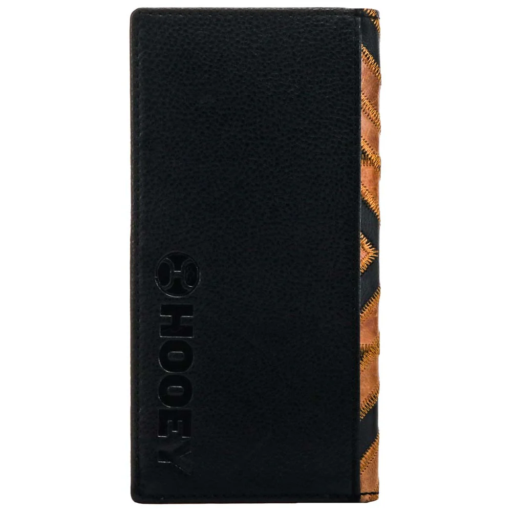 "Montezuma" "Rodeo Hooey Wallet" Brown/Black w/Patchwork - Image 2