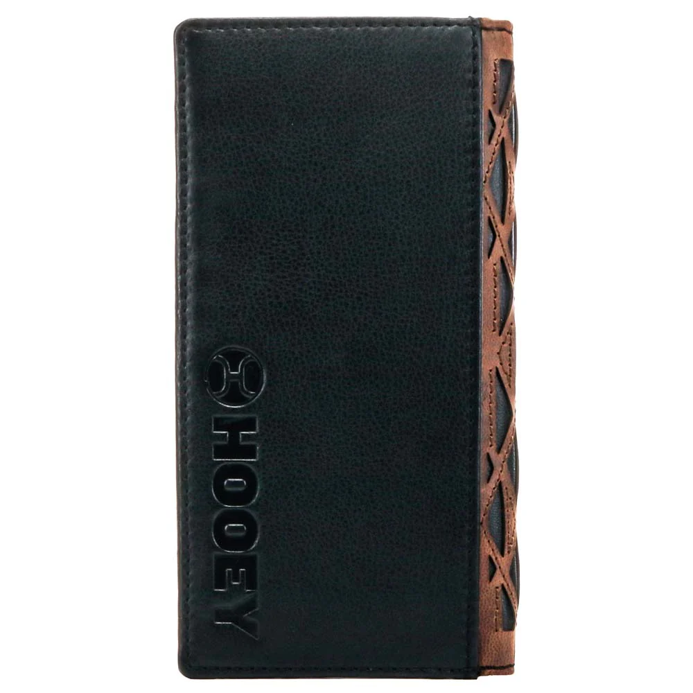 "Chapawee" Rodeo Hooey Wallet Ivory/Red w/Aztec Print - Image 2