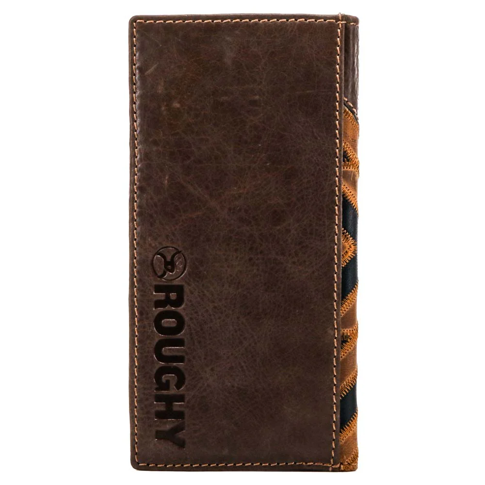 "Kamali" Rodeo Roughy 2.0 Wallet Brown/ Red w/Patchwork - Image 2