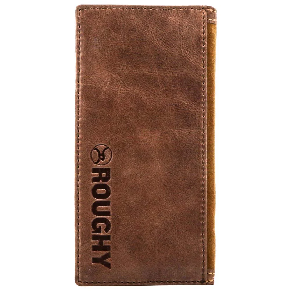 "Roughy Classic" Roughout Brown Leather Rodeo Wallet - Image 2