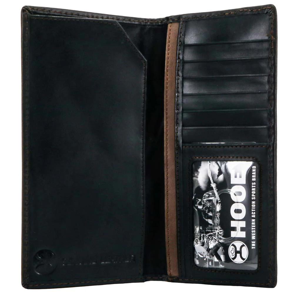 "Hooey Classic" Smooth Black Rodeo Wallet - Image 3