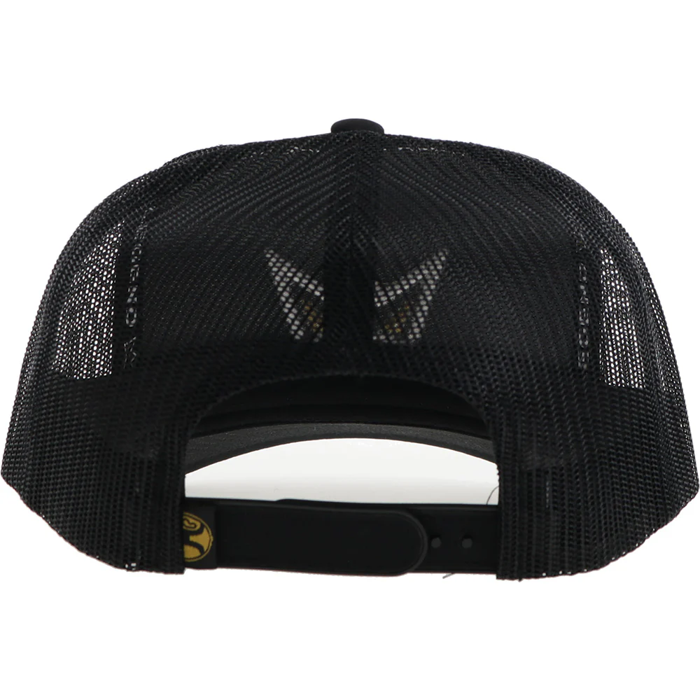 "Sage Kimzey" Black w/ White & Yellow Logo Hat - Image 2