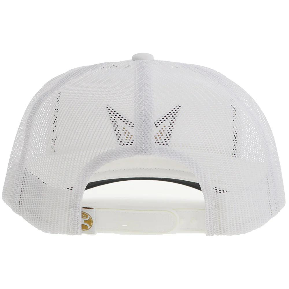 "Sage Kimzey" White w/Black & Yellow Logo Hat - Image 2