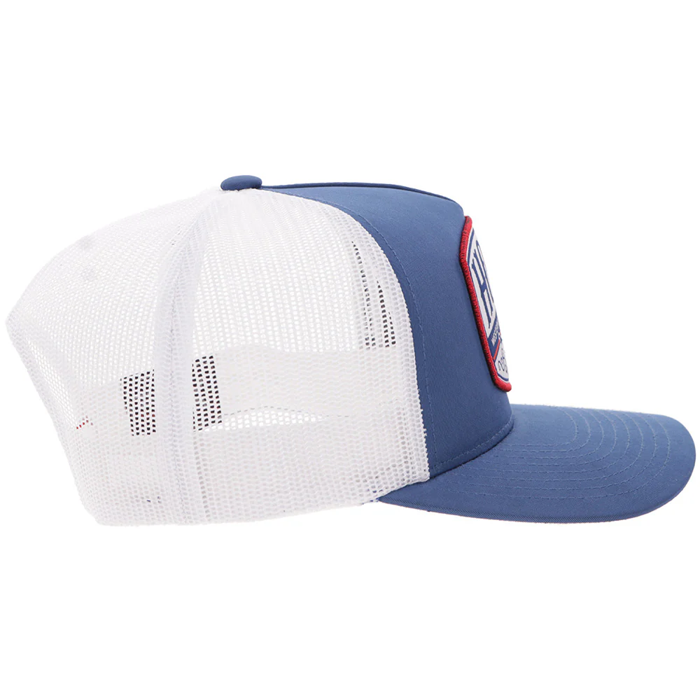 "Salado" Hat Blue/White - Image 3