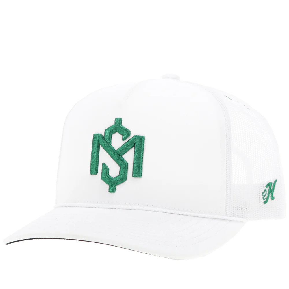 "Shad Money Mayfield " Hat White w/Green Logo