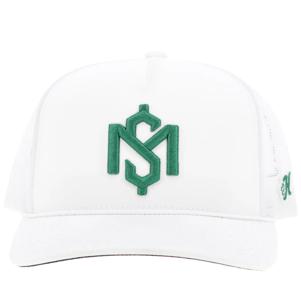 "Shad Money Mayfield " Hat White w/Green Logo - Image 4