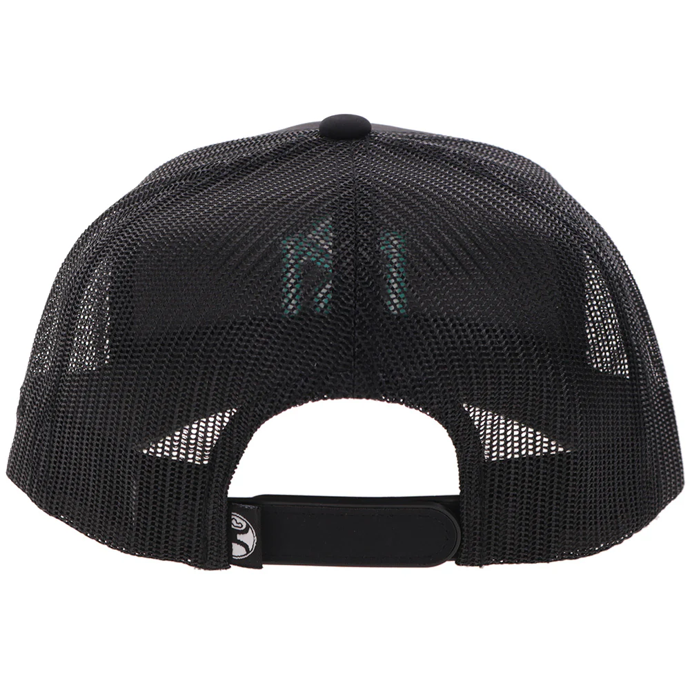 "Shad Money Mayfield " Hat Black w/Turquoise Logo - Image 2