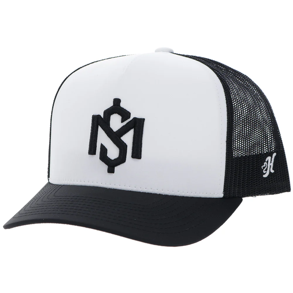 "Shad Money Mayfield " Hat White & Black w/Black Logo