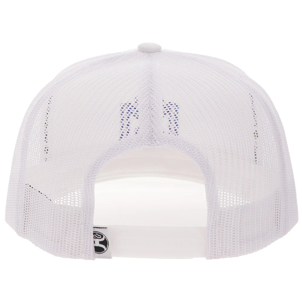 "Shad Money Mayfield " Hat White w/Royal Blue Logo - Image 2