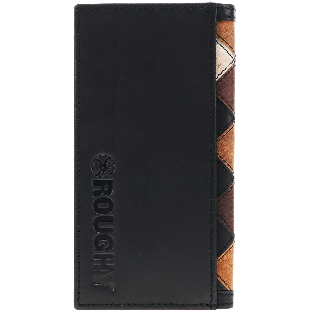 "Smackdown" Rodeo Wallet Black/Brown Patchwork - Image 2