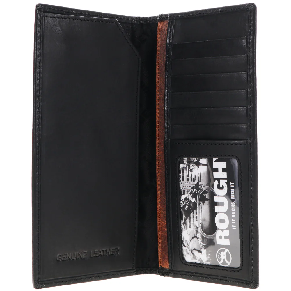 "Smackdown" Rodeo Wallet Black/Brown Patchwork - Image 3