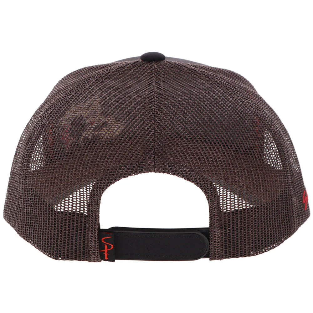 "Sniper Pig" Hat Black/Brown - Image 2