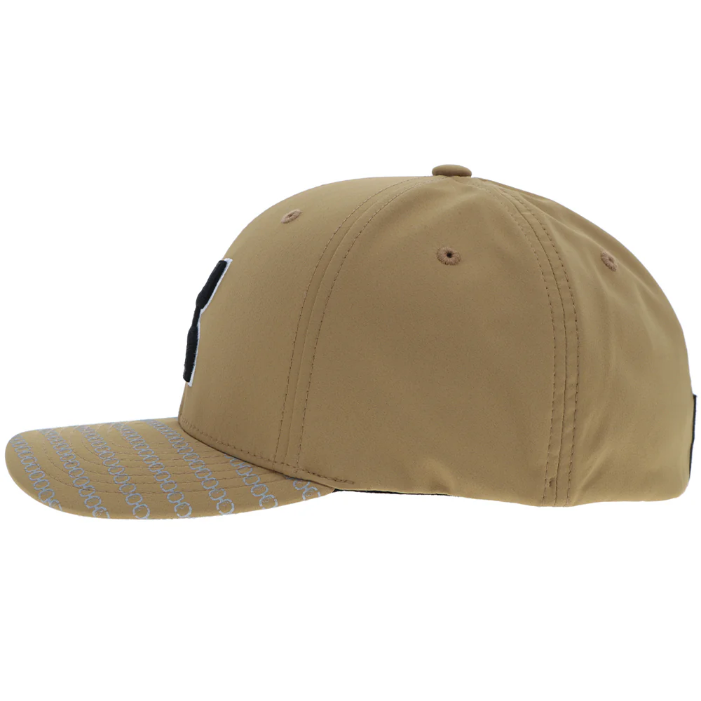 "Solo " Flexfit Hat Tan w/ Hooey Logo - Image 3