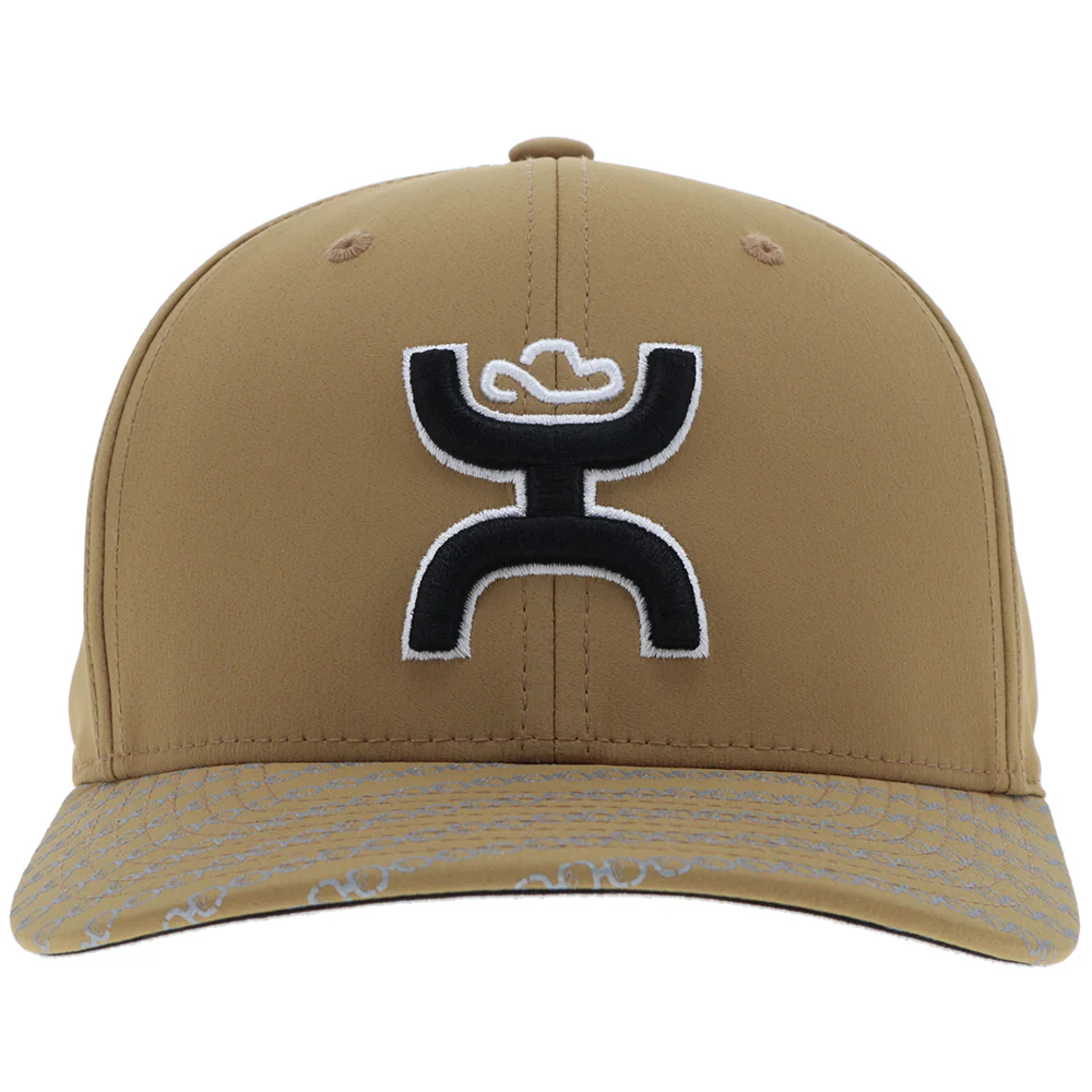 "Solo " Flexfit Hat Tan w/ Hooey Logo - Image 4