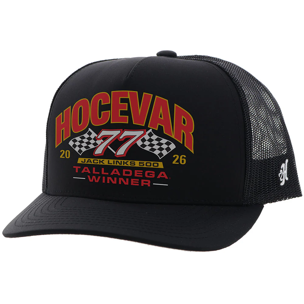 Spire Motorsports Hocevar Hat Black w/Red & yellow