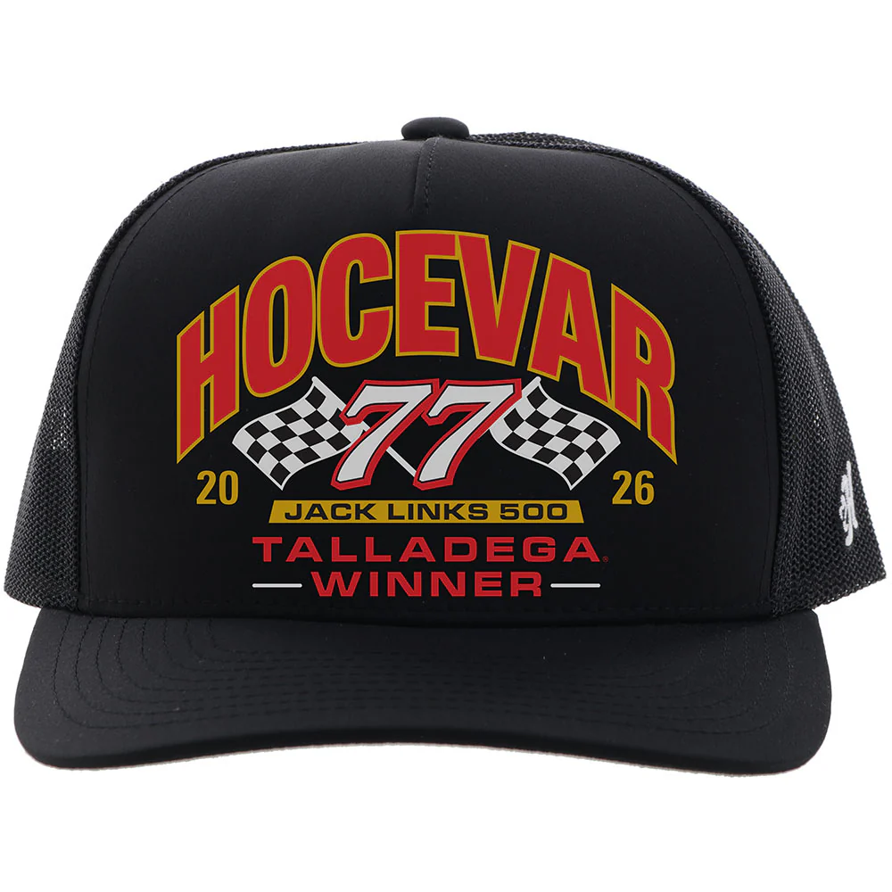 Spire Motorsports Hocevar Hat Black w/Red & yellow - Image 4