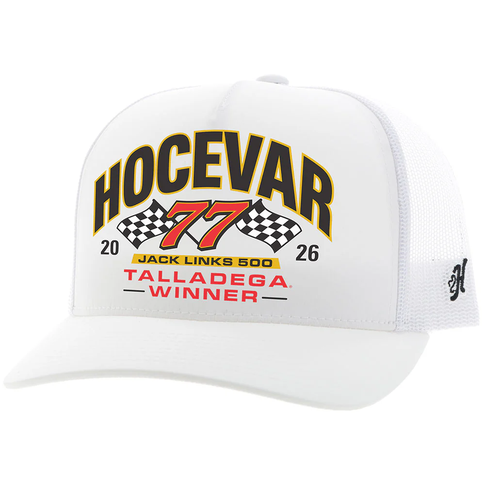 Spire Motorsports Hocevar Hat White w/Black & Yellow