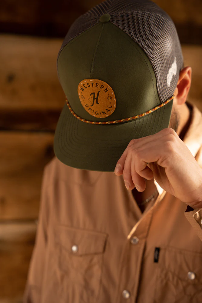 "Spur" Olive/Grey Hat - Image 8