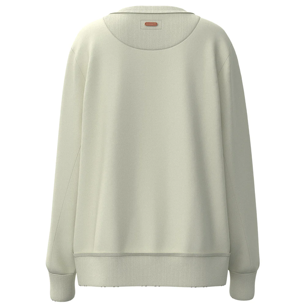 "Stallion Crew" Ladies Cream w/Punchy Logo Pullover - Image 2