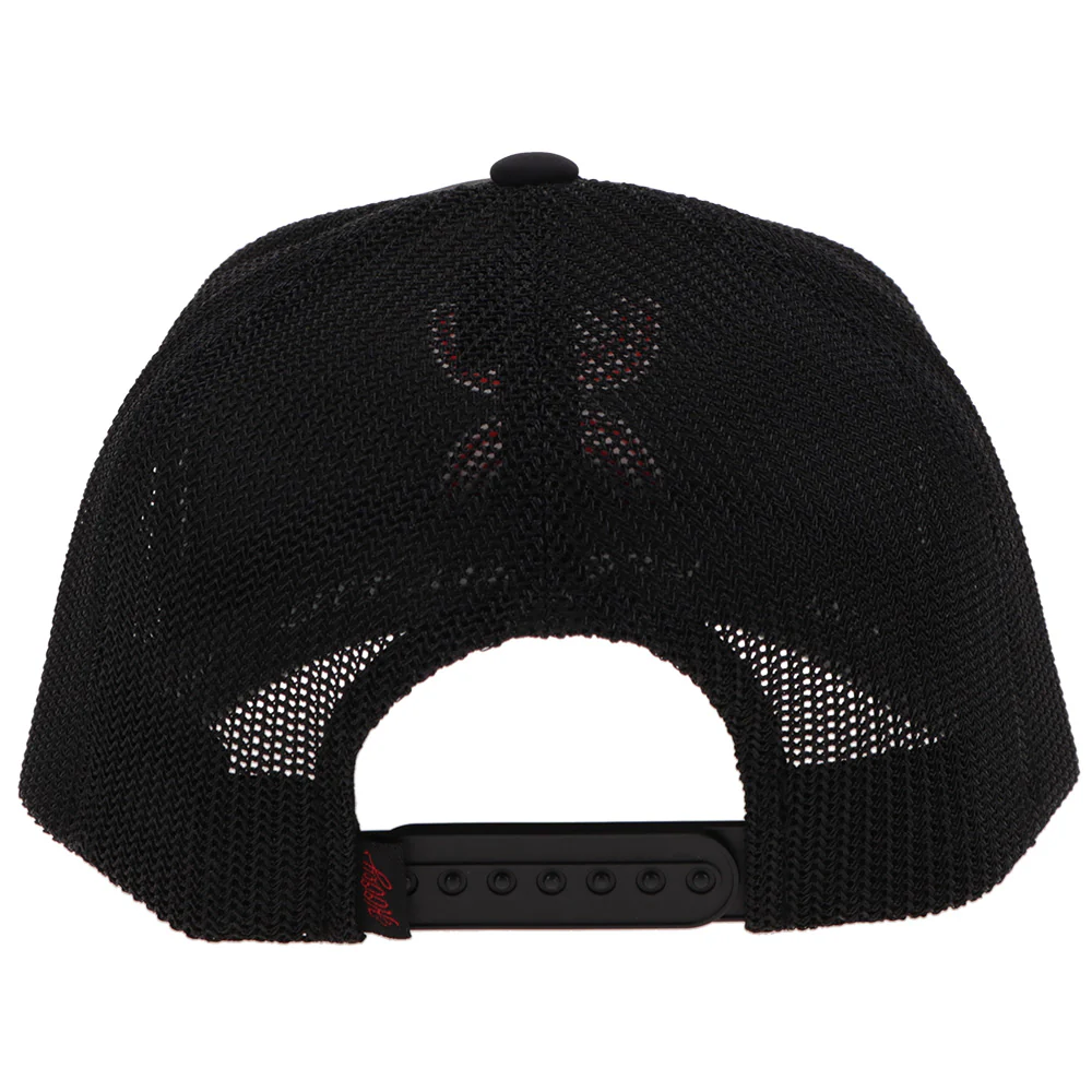 "Sterling" Hooey Hat Black w/White & Red Hooey Logo - Image 2
