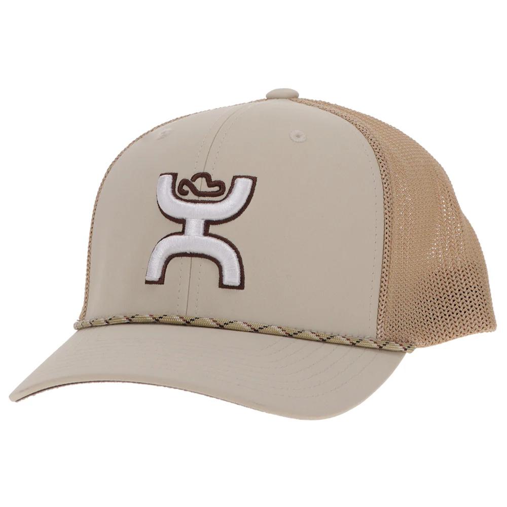 "Sterling" Hooey Hat Tan w/Black & White Hooey Logo