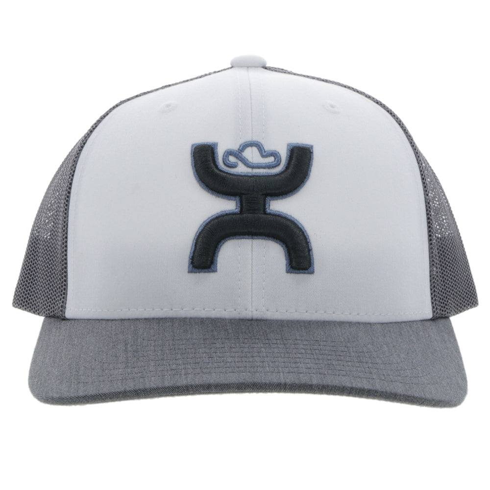 "Sterling" White/Grey Snapback Hat - Image 5
