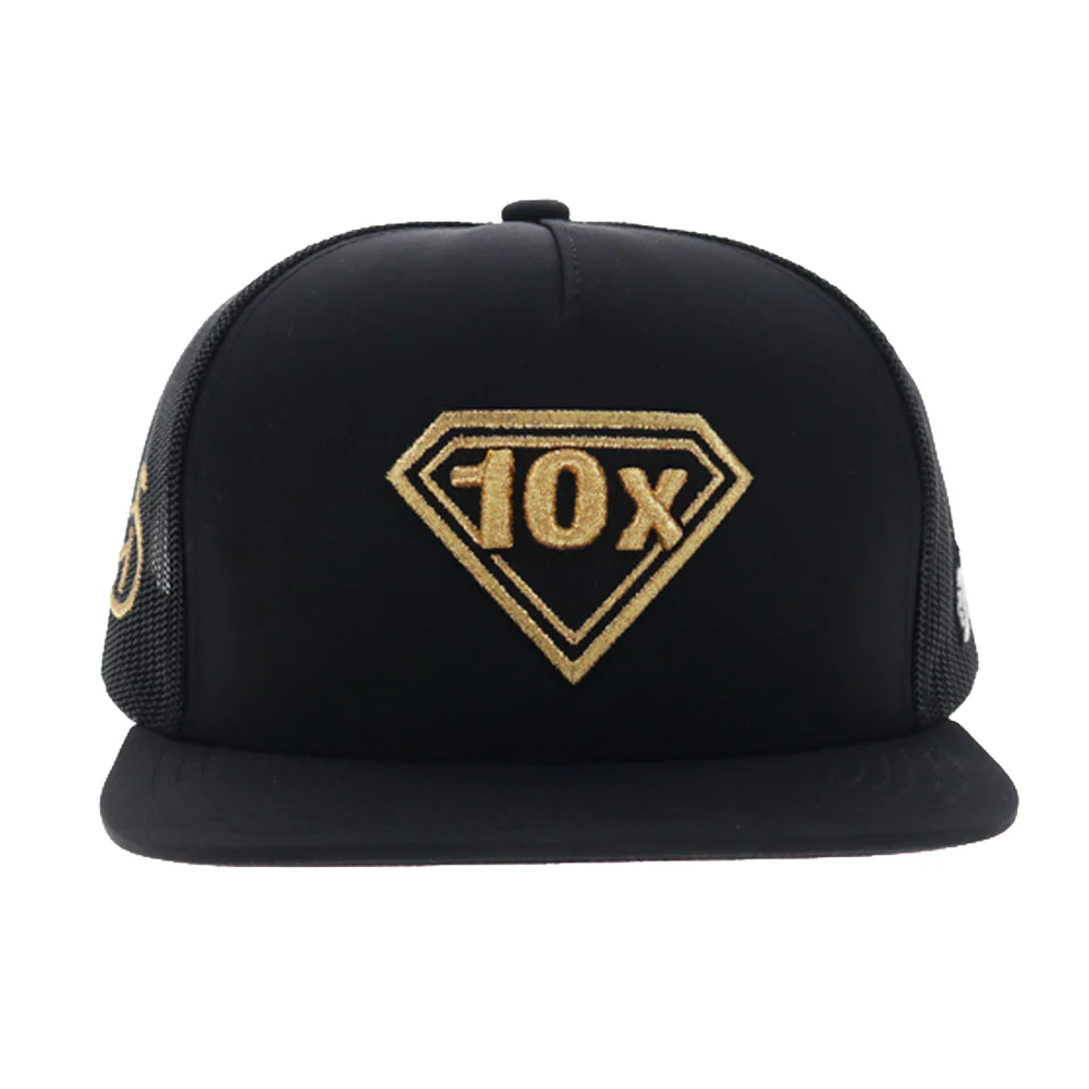 Stetson 10X Hat Black w/Yellow - Image 4