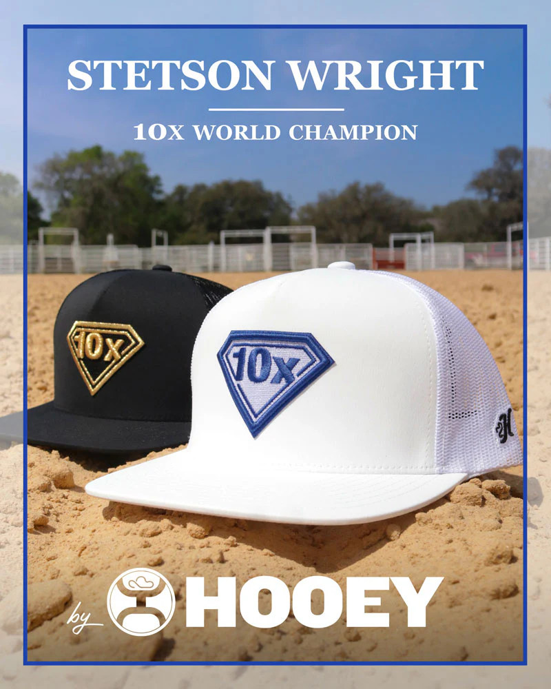 Stetson 10X Hat White w/Blue - Image 6
