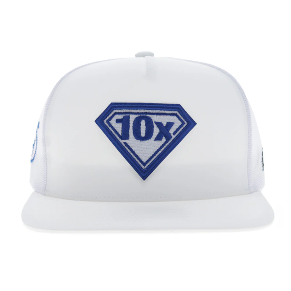 Stetson 10X Hat White w/Blue - Image 4