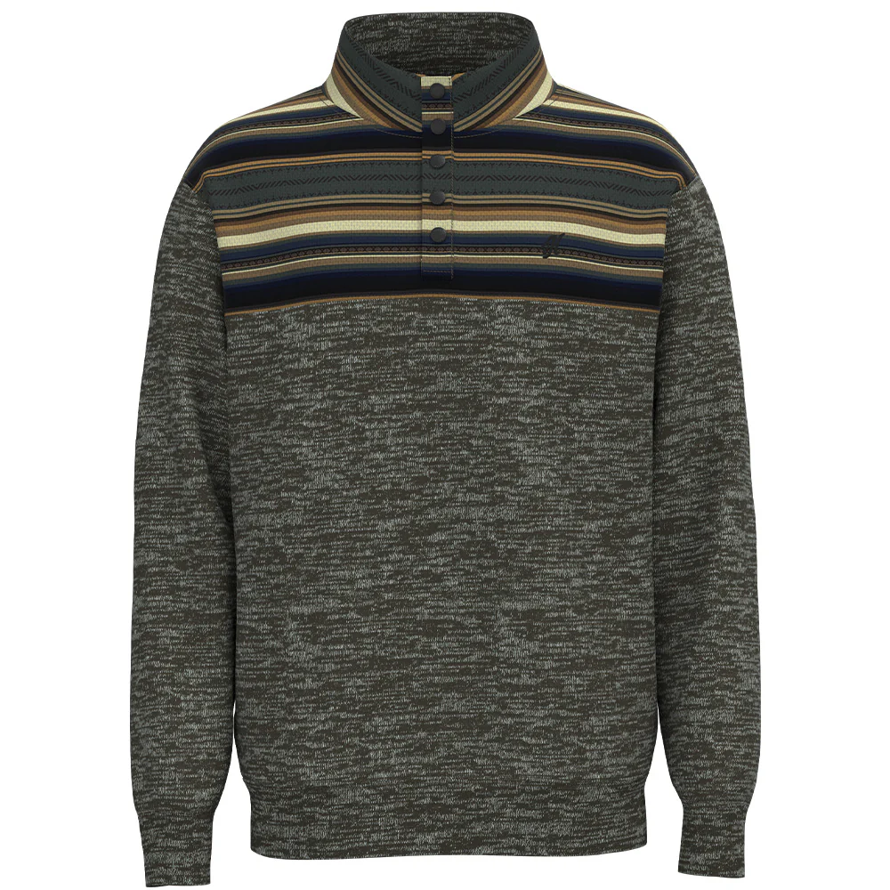 "Stevie" Pullover Brown w/Serape