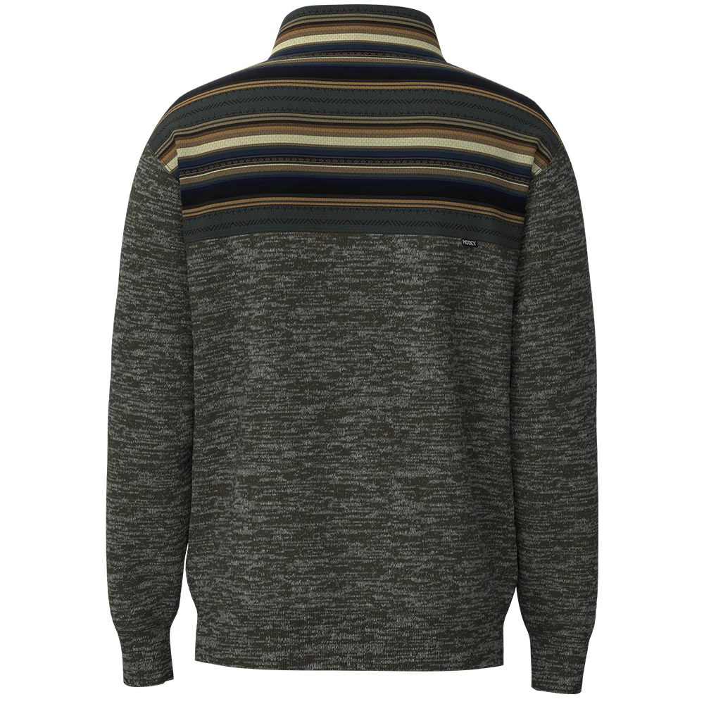 "Stevie" Pullover Brown w/Serape - Image 2