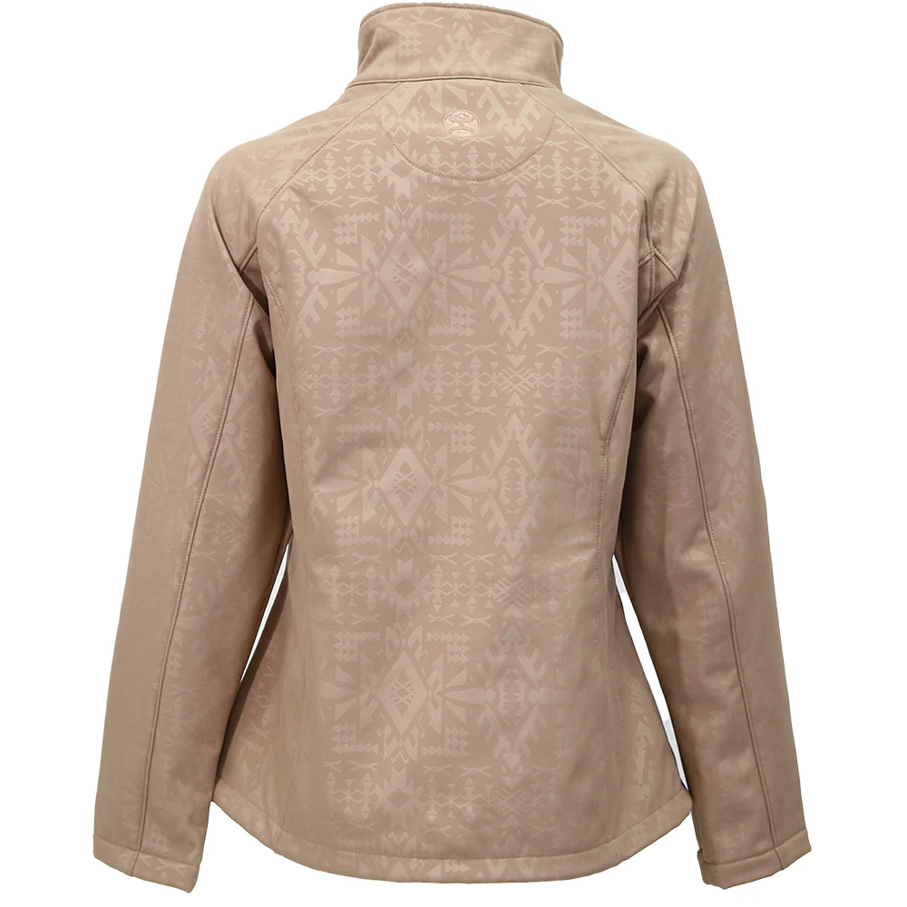 "Storm Jacket" Tan with Aztec - Image 2