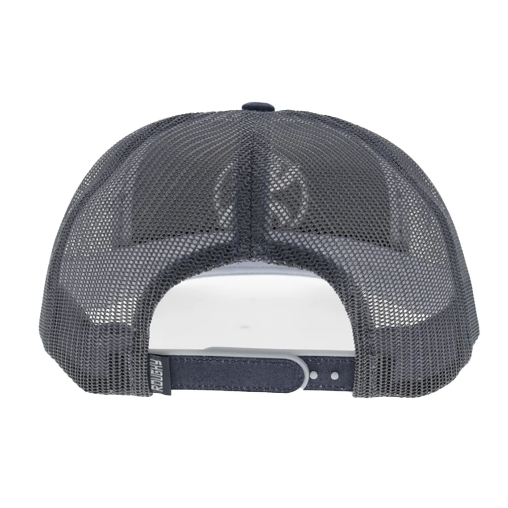 "Strap" Roughy Hat Charcoal /White - Image 2