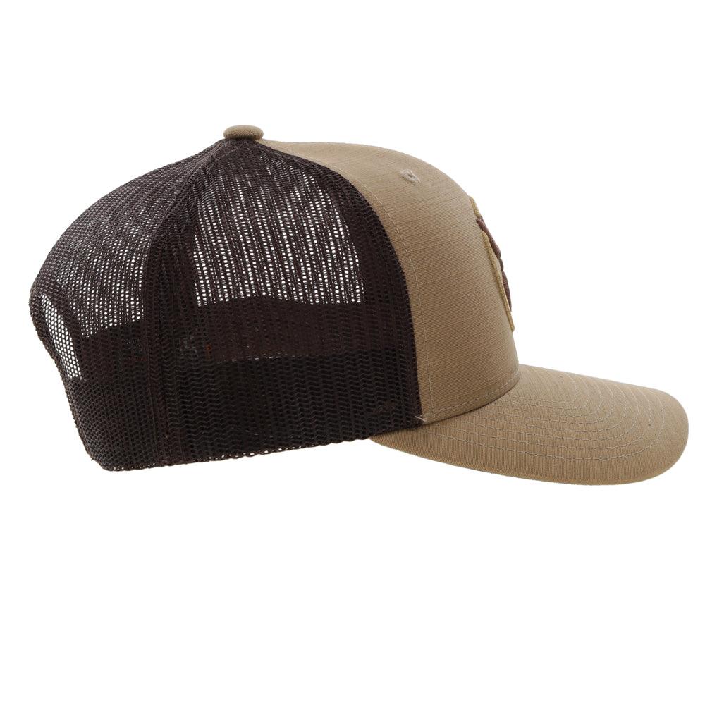 "Strap" Youth Roughy Tan/Brown Hat - Image 3