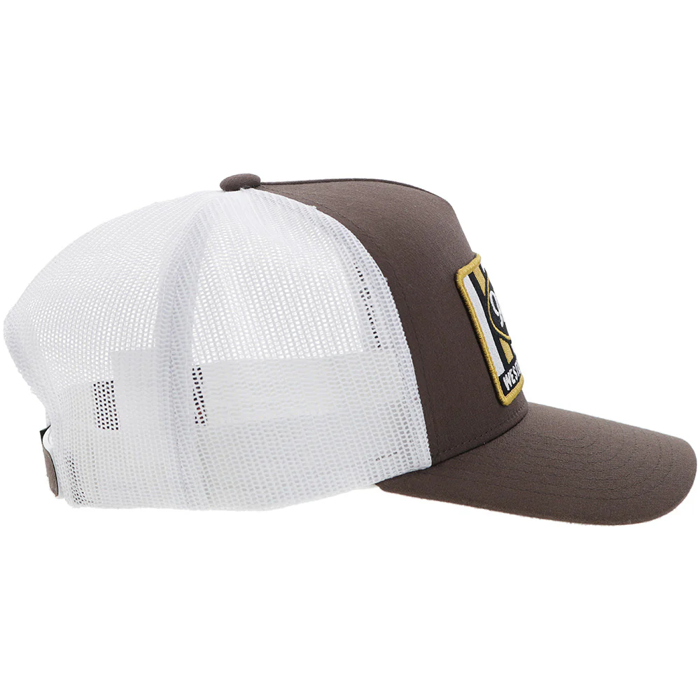 "Sudan" Hooey Hat Brown/White w/Yellow/Black/White Patch - Image 5