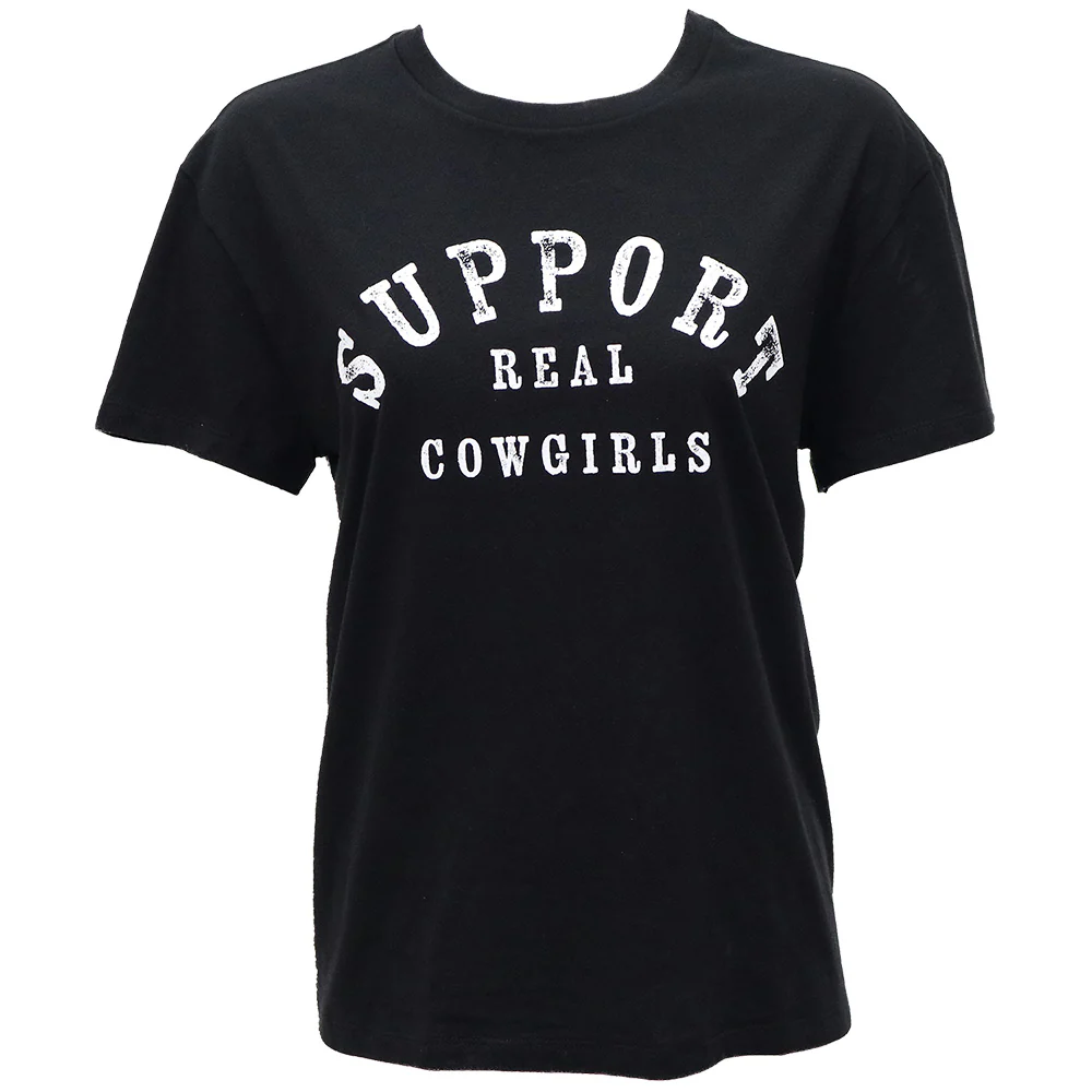 "Support RLAG" Black w/White Logo T-shirt